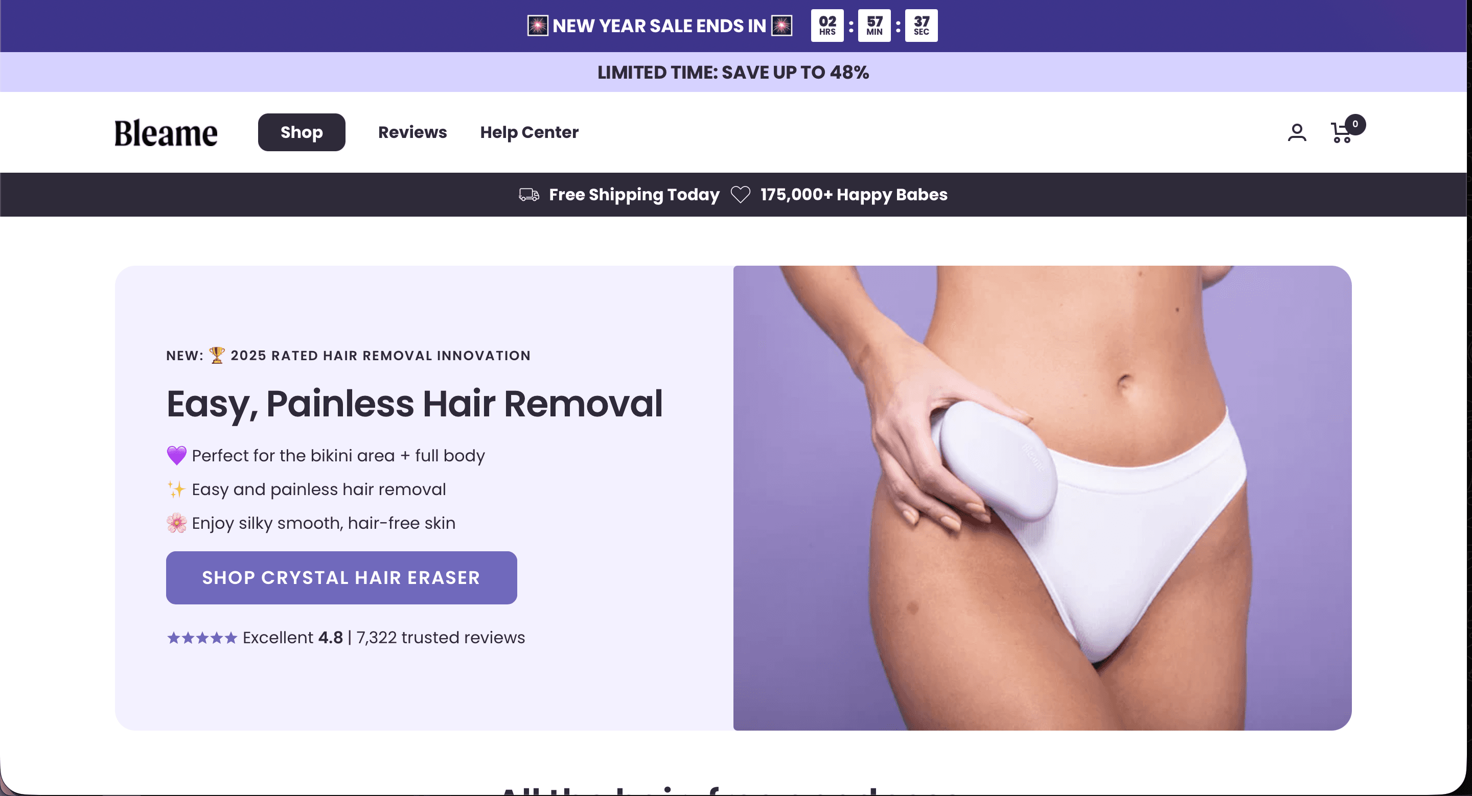 Bleame DTC Storefront